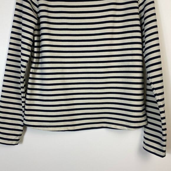 Betsey Johnson Performance Womens Striped Embroidered Kiss Lips Top Size XS - Picture 10 of 13